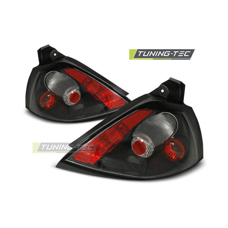 Fanali Posteriori Nero per Renault Megane Ii 11/2002-12/2005 (Cod. TT-LTRE20)