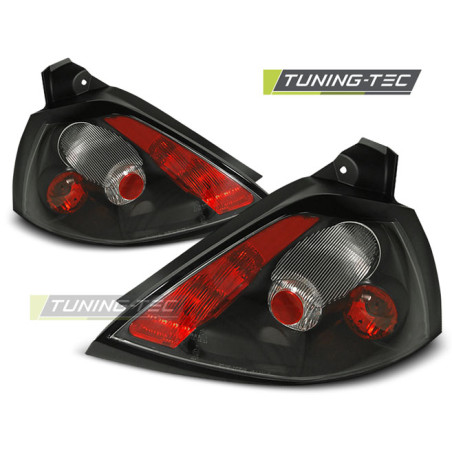 Fanali Posteriori Nero per Renault Megane Ii 11/2002-12/2005 (Cod. TT-LTRE20)