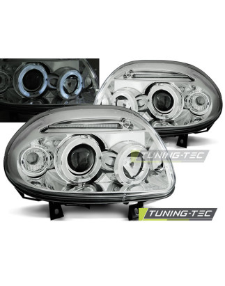 Fari Anteriori Angel Eyes per Renault Clio Ii 09/1998-05/2001 (Cod. TT-LPRE21)
