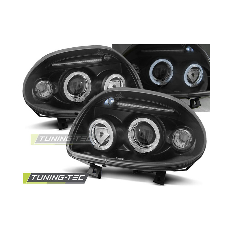 Fari Anteriori Angel Eyes per Renault Clio Ii 09/1998-05/2001 (Cod. TT-LPRE22)