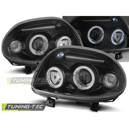 Fari Anteriori Angel Eyes per Renault Clio Ii 09/1998-05/2001 (Cod. TT-LPRE22)