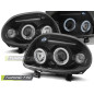 Fari Anteriori Angel Eyes per Renault Clio Ii 09/1998-05/2001 (Cod. TT-LPRE22)