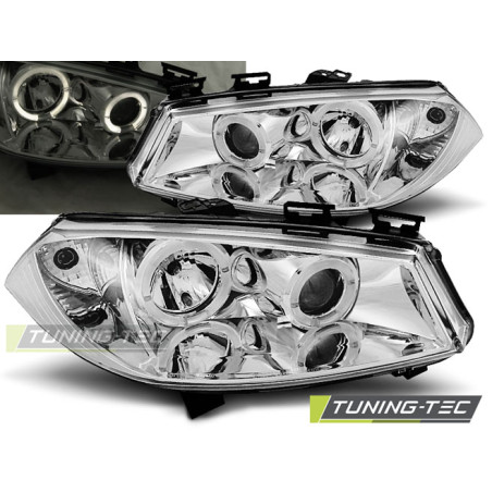 Fari Anteriori Angel Eyes per Renault Megane Ii 11/2002-12/2005 (Cod. TT-LPRE11)