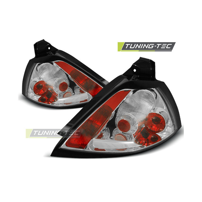 Fanali Posteriori Cromato per Renault Megane Ii 11/2002-12/2005 (Cod. TT-LTRE19)