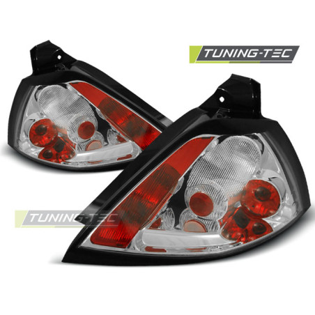 Fanali Posteriori Cromato per Renault Megane Ii 11/2002-12/2005 (Cod. TT-LTRE19)