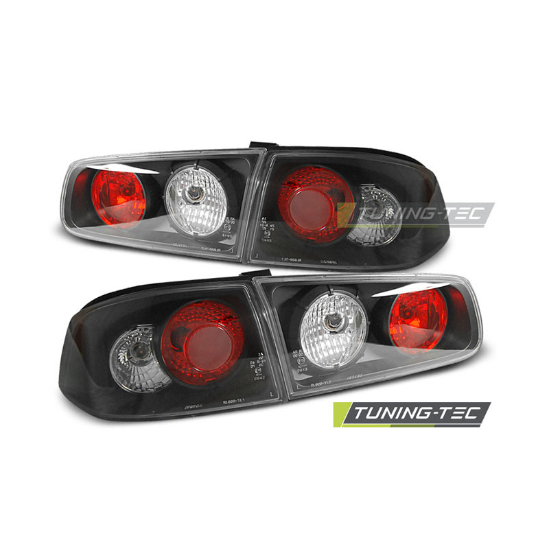 Fanali Posteriori Nero per Renault Laguna Ii Liftback 04/2001-04/2005 (Cod. TT-LTRE04)