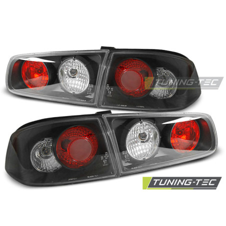 Fanali Posteriori Nero per Renault Laguna Ii Liftback 04/2001-04/2005 (Cod. TT-LTRE04)