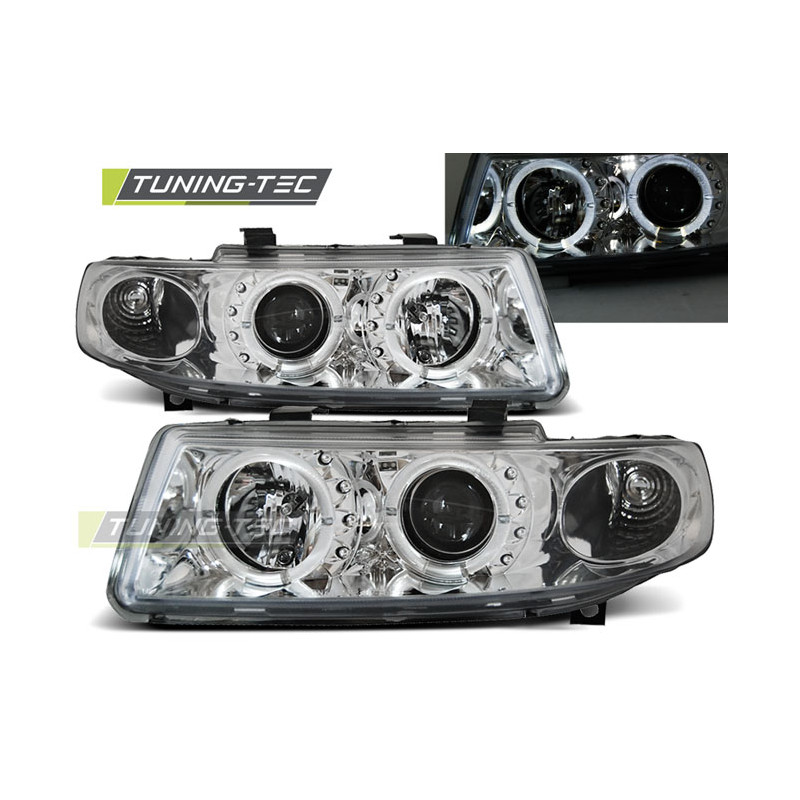 Fari Anteriori Angel Eyes per Seat Leon/toledo 04/1999-08/2004 (Cod. TT-LPSE01)