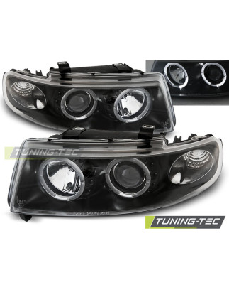 Fari Anteriori Angel Eyes per Seat Leon/toledo 04/1999-08/2004 (Cod. TT-LPSE02)