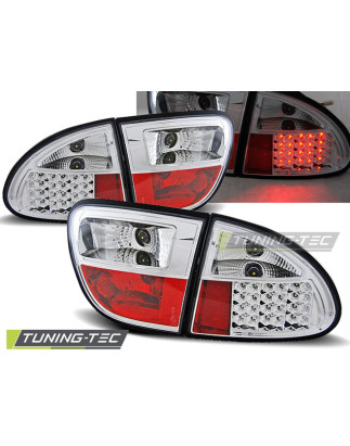 Fanali Posteriori LED Cromato per Seat Leon 04/1999-08/2004 (Cod. TT-LDSE01)