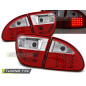 Fanali Posteriori LED Rosso/bianco per Seat Leon 04/1999-08/2004 (Cod. TT-LDSE03)