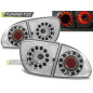 Fanali Posteriori LED Cromato per Seat Leon 04/1999-08/2004 (Cod. TT-LDSE04)