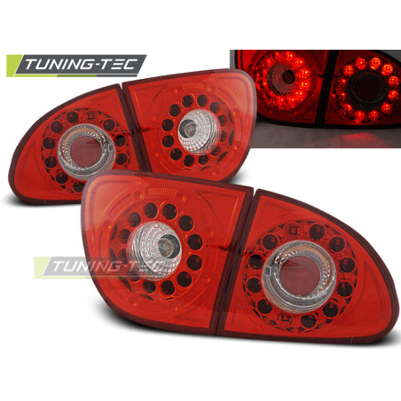 Fanali Posteriori LED Rosso/bianco per Seat Leon 04/1999-08/2004 (Cod. TT-LDSE06)
