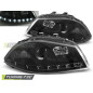 Fari Anteriori Luci Diurne Nero per Seat Ibiza 6L 04/2002-2008 (Cod. TT-LPSE08) Fari Anteriori Luci Diurne Nero per Seat Ibiza 6L 04/2002-2008 (Cod. TT-LPSE08)