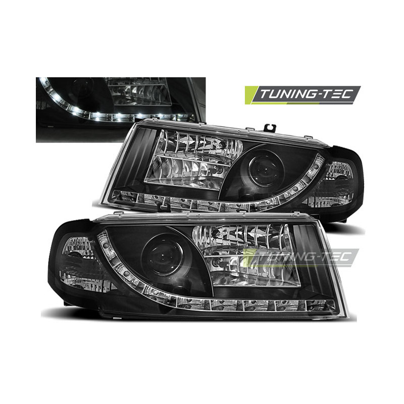 Fari Anteriori Luci Diurne Nero per Skoda Octavia I 08/2000-2010 (Cod. TT-LPSK04)