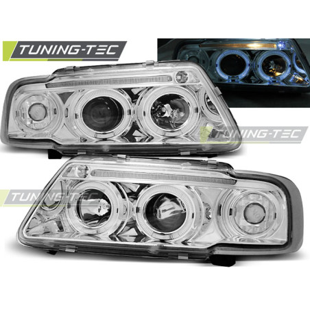 Fari Anteriori Angel Eyes per Audi A3 8L 08/1996-08/2000 (Cod. TT-LPAU16)