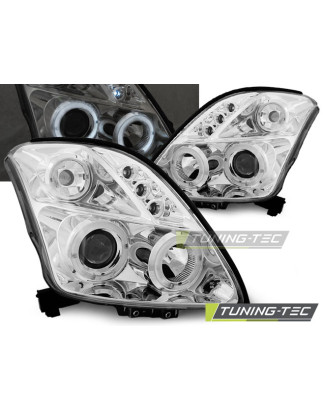 Fari Anteriori Angel Eyes per Suzuki Swift 05/2005-2010 (Cod. TT-LPSI01)