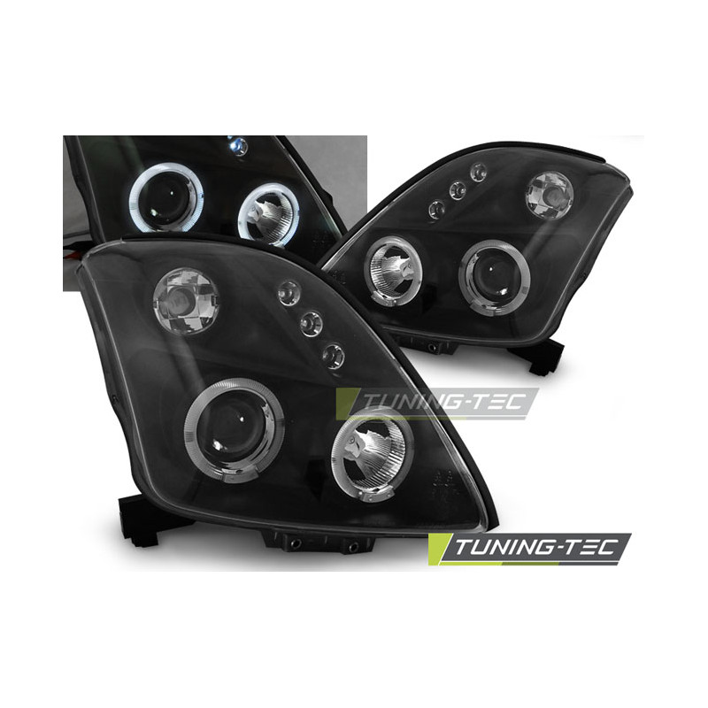 Fari Anteriori Angel Eyes per Suzuki Swift 05/2005-2010 (Cod. TT-LPSI02)