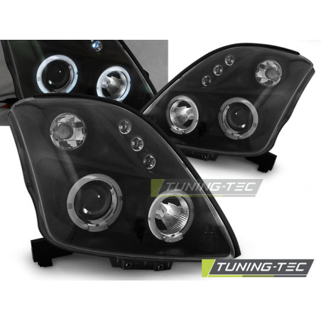 Fari Anteriori Angel Eyes per Suzuki Swift 05/2005-2010 (Cod. TT-LPSI02)