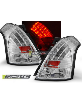 Fanali Posteriori LED Cromato per Suzuki Swift 05/2005-2010 (Cod. TT-LDSI01)