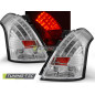 Fanali Posteriori LED Cromato per Suzuki Swift 05/2005-2010 (Cod. TT-LDSI01)