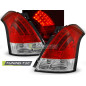 Fanali Posteriori LED Rosso/bianco per Suzuki Swift 05/2005-2010 (Cod. TT-LDSI02)