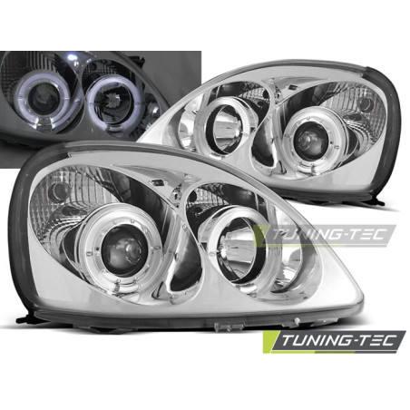 Fari Anteriori Angel Eyes per Toyota Yaris 04/1999-09/2003 (Cod. TT-LPTO01)
