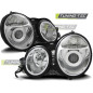 Fari Anteriori Cromato per Mercedes-Benz W210 Classe E 1995-05/1999 (Cod. TT-LPME01)