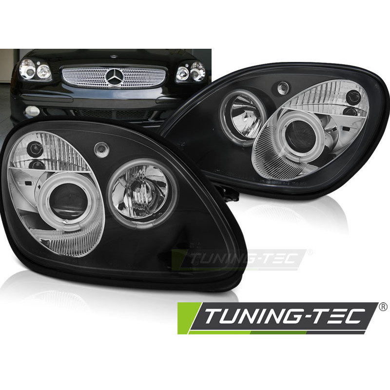 Fari Anteriori Angel Eyes per Mercedes-Benz R170 Slk 04/1996-2004 (Cod. TT-LPME15)