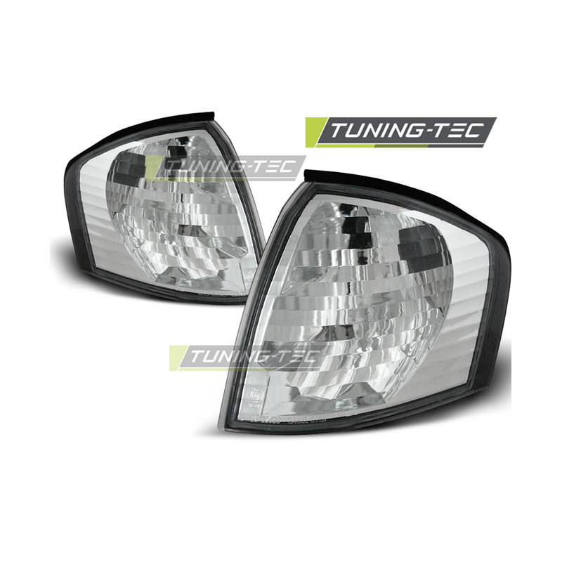 Indicatori Anteriori Cromato per Mercedes-Benz W202 Classe C 06/1993-06/2000 (Cod. TT-KPME02)