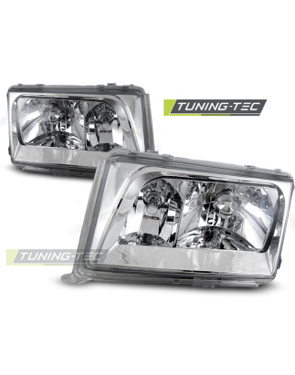 Fari Anteriori Cromato per Mercedes-Benz W124 01/1985-04/1993 (Cod. TT-LPME25)