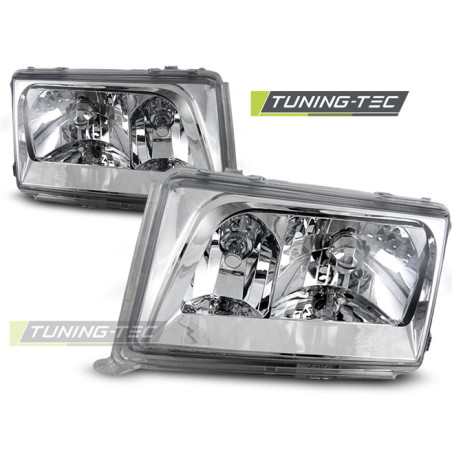 Fari Anteriori Cromato per Mercedes-Benz W124 01/1985-04/1993 (Cod. TT-LPME25)
