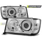 Fari Anteriori Cromato per Mercedes-Benz W124 Classe E 05/1993-06/1995 (Cod. TT-LPME23)