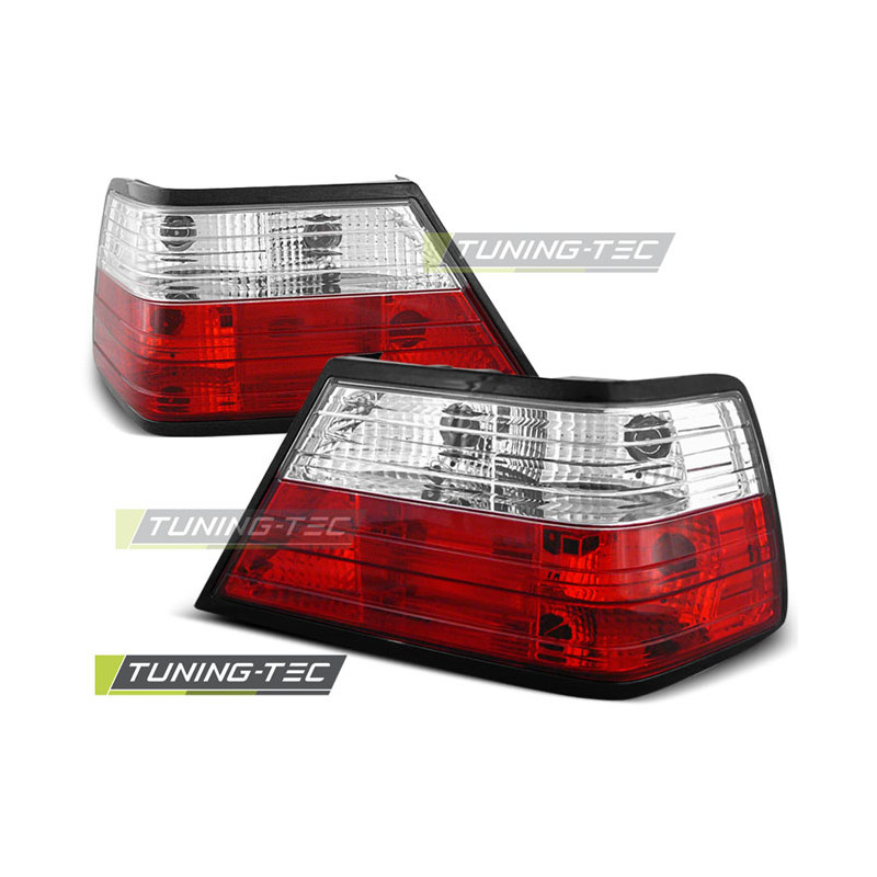 Fanali Posteriori Rosso/bianco per Mercedes-Benz W124 Classe E 01/1985-06/1995 (Cod. TT-LTME03)