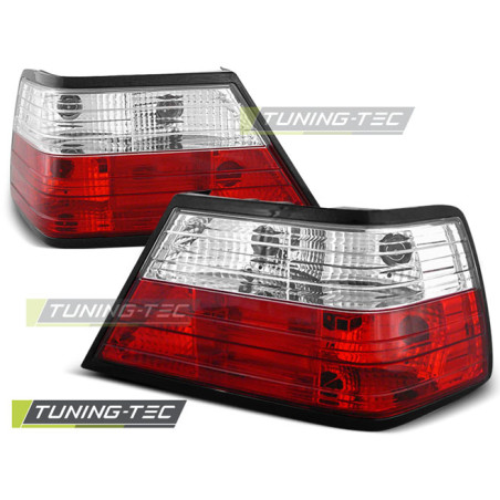 Fanali Posteriori Rosso/bianco per Mercedes-Benz W124 Classe E 01/1985-06/1995 (Cod. TT-LTME03)