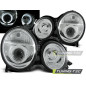 Fari Anteriori Angel Eyes per Mercedes-Benz W210 Classe E 1999-2002 (Cod. TT-LPME31)