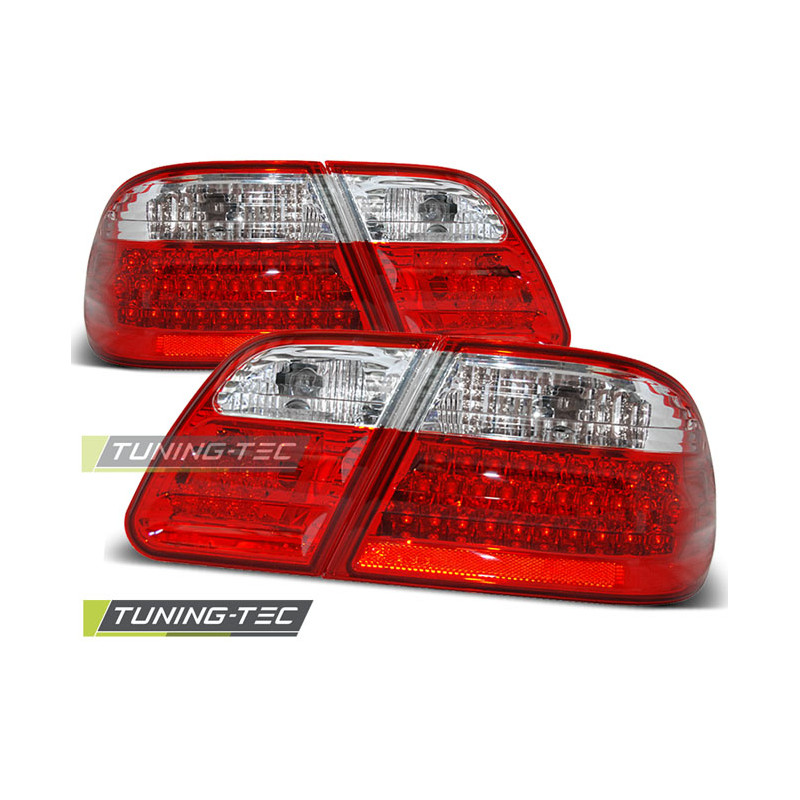 Fanali Posteriori LED Rosso/bianco per Mercedes-Benz W210 1995-03/2002 (Cod. TT-LDME01)