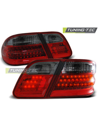 Fanali Posteriori LED Rosso Fumé per Mercedes-Benz W210 Classe E 1995-03/2002 (Cod. TT-LDME08)