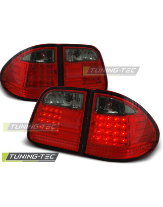Fanali Posteriori LED Rosso Fumé per Mercedes-Benz W210 1995-03/2002 (Cod. TT-LDME11)