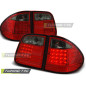 Fanali Posteriori LED Rosso Fumé per Mercedes-Benz W210 1995-03/2002 (Cod. TT-LDME11)