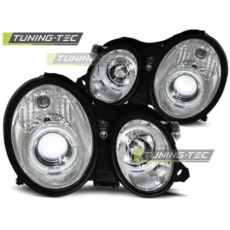 Fari Anteriori Angel Eyes per Mercedes-Benz W208 Clk 03/1997-04/2002 (Cod. TT-LPME27)