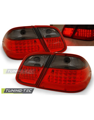 Fanali Posteriori LED Rosso Fumé per Mercedes-Benz W208 Clk 03/1997-04/2002 (Cod. TT-LDME16)