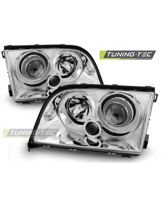 Fari Anteriori Cromato per Mercedes-Benz W140 S-klasa 03/1991-10/1998 (Cod. TT-LPME43)