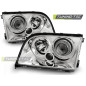 Fari Anteriori Cromato per Mercedes-Benz W140 S-klasa 03/1991-10/1998 (Cod. TT-LPME43)