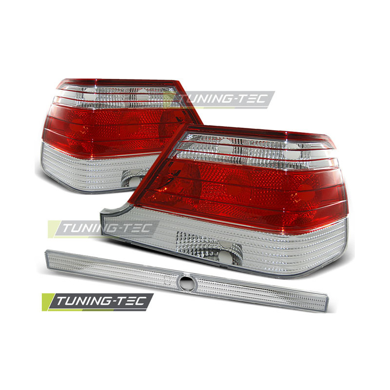 Fanali Posteriori Rosso/bianco per Mercedes-Benz W140 1995-10/1998 (Cod. TT-LTME07)