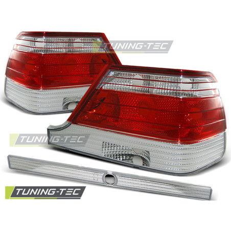 Fanali Posteriori Rosso/bianco per Mercedes-Benz W140 1995-10/1998 (Cod. TT-LTME07)