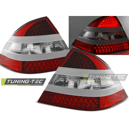 Fanali Posteriori LED Rosso/bianco per Mercedes-Benz W220 S-klasa 09/1998-05/2005 (Cod. TT-LDME06)