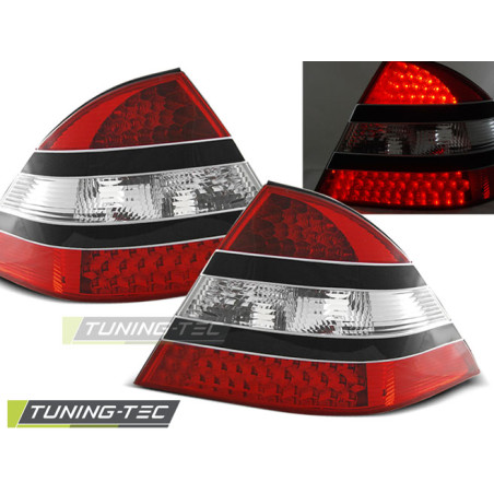 Fanali Posteriori LED Nero per Mercedes-Benz W220 S-klasa 09/1998-05/2005 (Cod. TT-LDME07)
