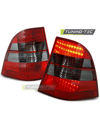 Fanali Posteriori LED Rosso Fumé per Mercedes-Benz W163 Ml Classe M 03/1998-2005 (Cod. TT-LDME05)