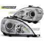 Fari Anteriori Cromato per Mercedes-Benz W163 Ml Classe M 03/1998-08/2001 (Cod. TT-LPME26)